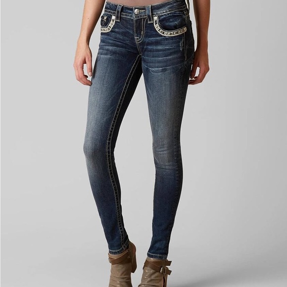 🌸Like New🌸 Miss Me Standard Skinny Stretch Jean Sz 26 - Picture 5 of 7